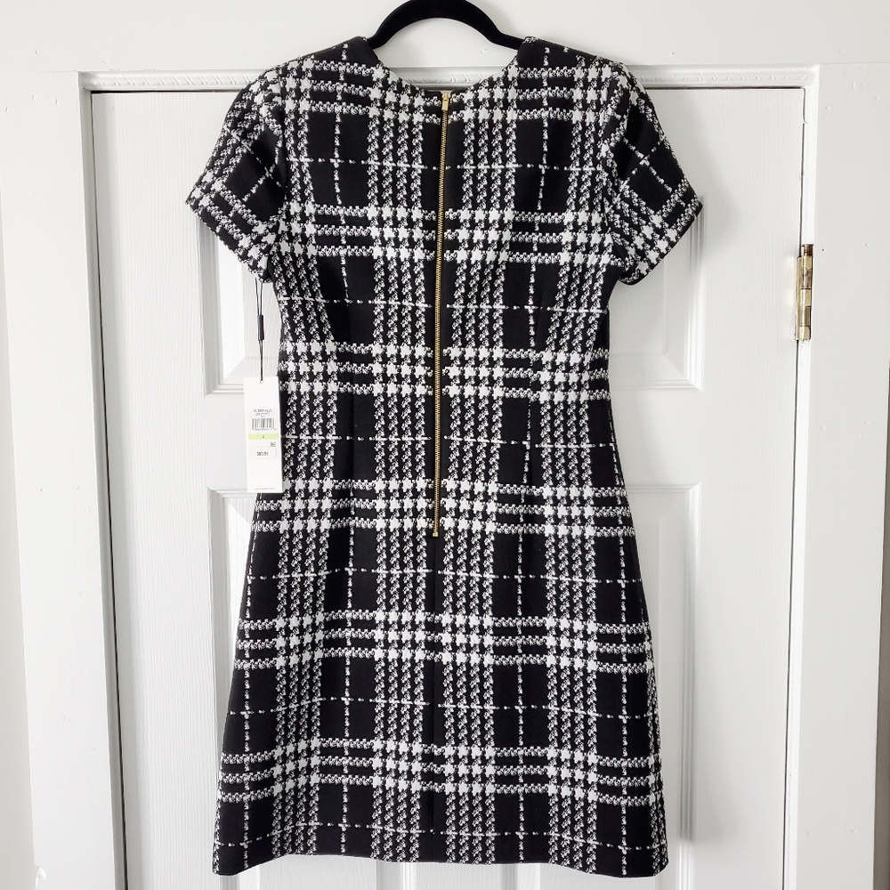 Calvin Klein Plaid Sheath Dress - Picture 3 of 9